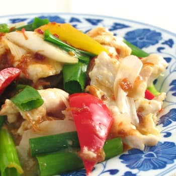 鶏と野菜のXO醤炒め