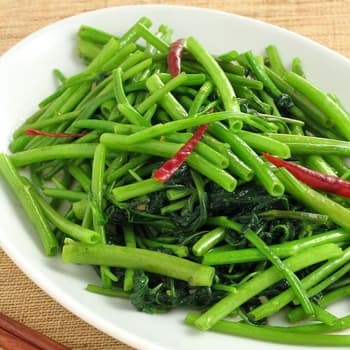 空心菜の蝦醤炒め