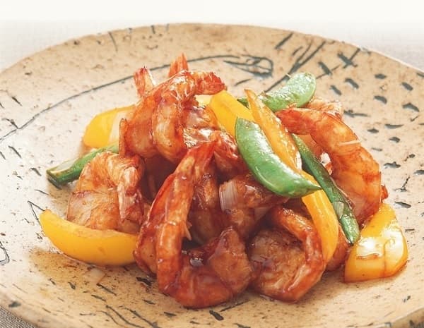 えびの甘辛みそ炒め