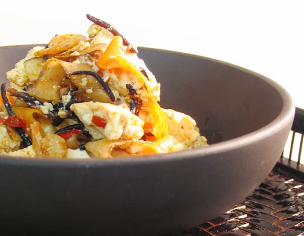  ひじきと根菜の豆腐サラダ