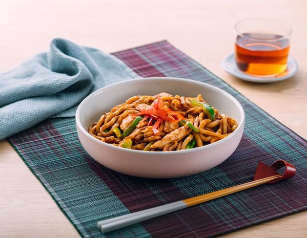 Tumis Sate Ayam Goreng dan Inaniwa Udon