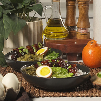 A Lu Rou Fan recipe for Taiwanese Style Braised Pork Rice.