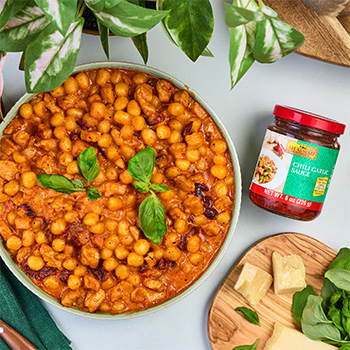 A Marry Me Chicken Gnocchi recipe with chili garlic sauce.