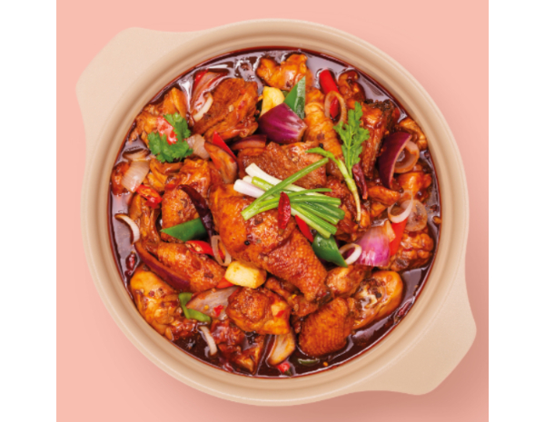 Hot and Spicy Chicken Hotpot