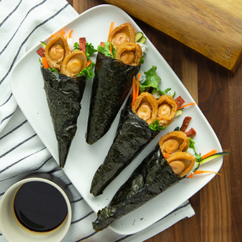 鮑魚手卷