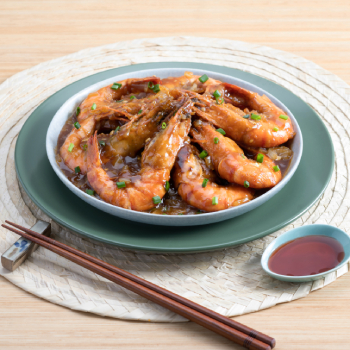 Udang Bawang Putih Asam Manis