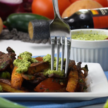 Recipe for Lomo Saltado with Aji Sauce S