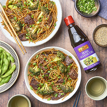 Recipe Gluten Free Beef and Broccoli Noodles S