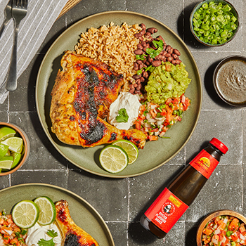 Recipe Jerk Chicken Leg Rice Bowl S