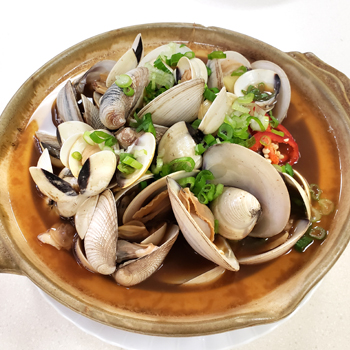 味噌粉絲蜆煲