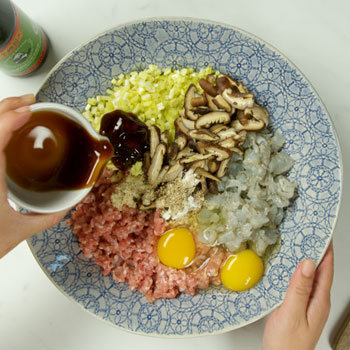 香菇鮮蝦豬肉餃 