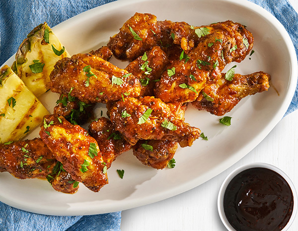 Recipe Pineapple Black Pepper Jerked Wings