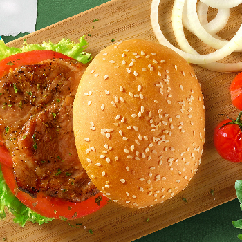 Recipe Pork Chop Burger with Oyster Sauce