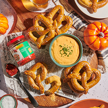 Recipe Pumpkin Beer Queso with Pretzels S