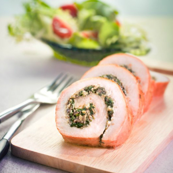 Recipe Roasted Stuffed Turkey Roll