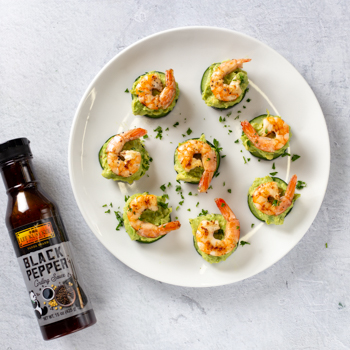 Recipe Shrimp  Avocado Cucumber Bites S