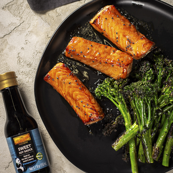 Recipe Soy Glazed Salmon with Broccoli Rabe S
