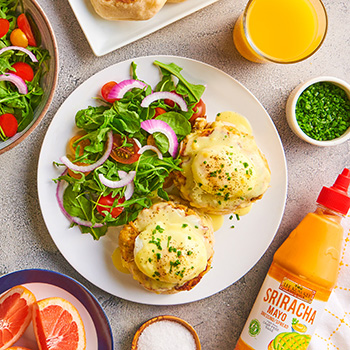 Recipe Spicy Crab Cake Benedict S