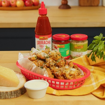 Recipe Spicy Garlic Parm Wings S