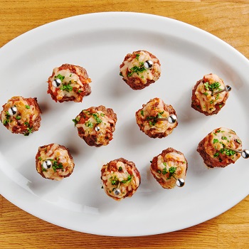 Recipe Spicy Meatball Marinara Poppers S