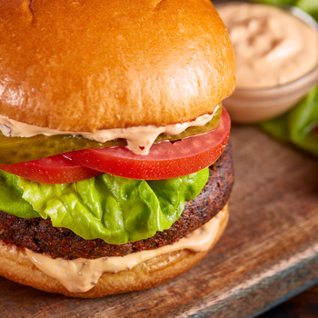 Recipe Spicy Mushroom Falafel Burger S