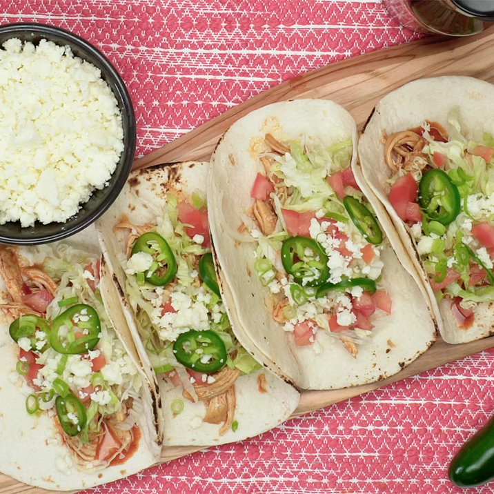 Recipe Spicy Orange Pulled Chicken Tacos S