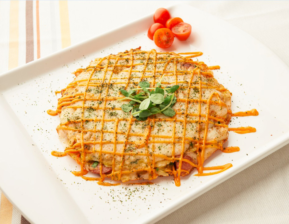 Recipe Sriracha Pancake with Sausage and Corn