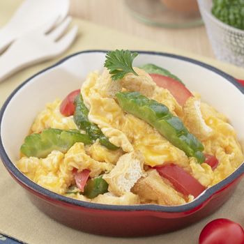 Recipe Stir Fried Bitter Gourd with Egg S