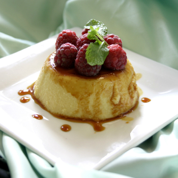 Recipe Vanilla Custard with Lee Kum Kee Plum Sauce