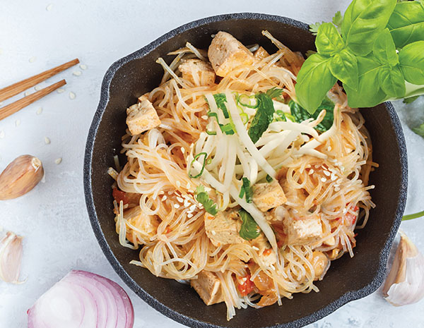 Vegan Sweet & Sour Noodle Salad