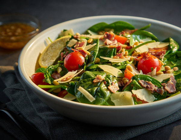 Recipe Warm Spinach Salad