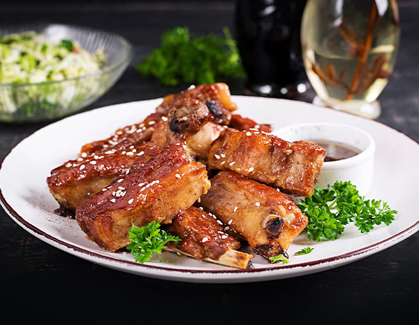 Blackpepper Ribs Spare Ribs with Black Pepper and Hoisin Sauce Recipe USA