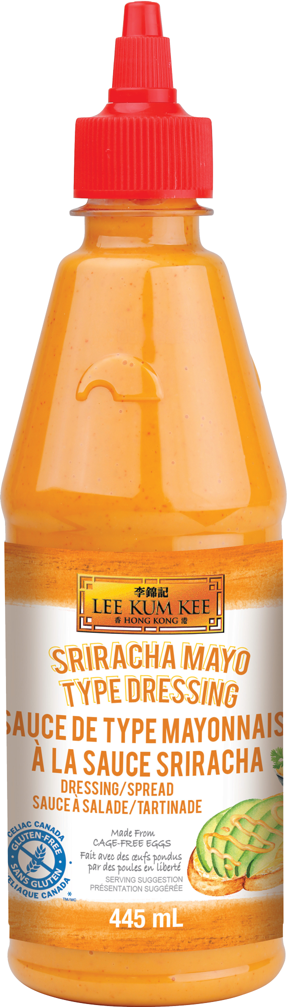 Sriracha Mayo Type Dressing, 445ml, Bottle