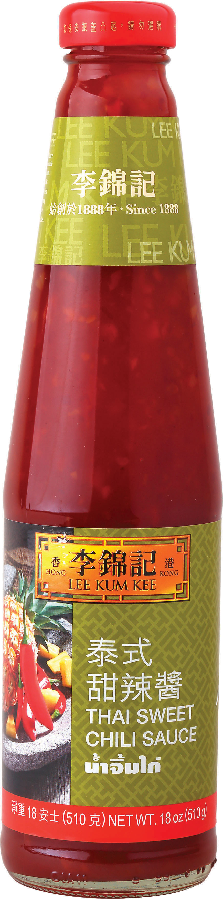 泰式甜辣醬, 18 oz, 瓶裝